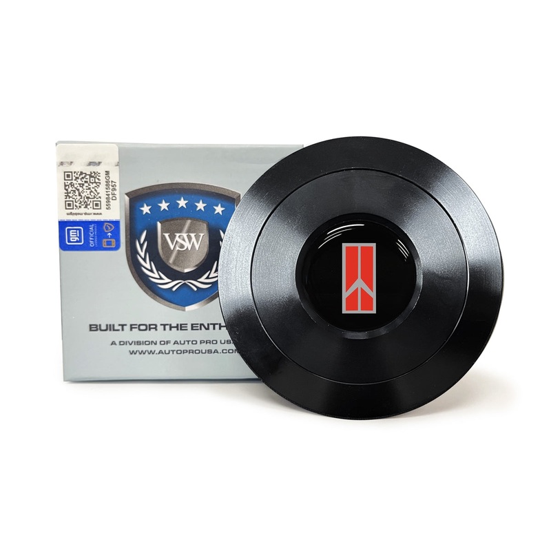 VSW S9 | Oldsmobile Rocket II Emblem, 1981-96 | Black Billet Horn Button | STE1012-21B