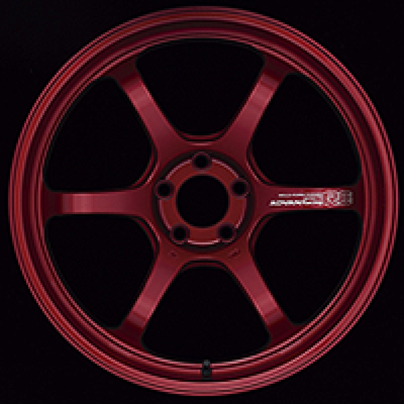 Advan R6 18×9.5 +45 5-114.3 Racing Candy Red Wheel