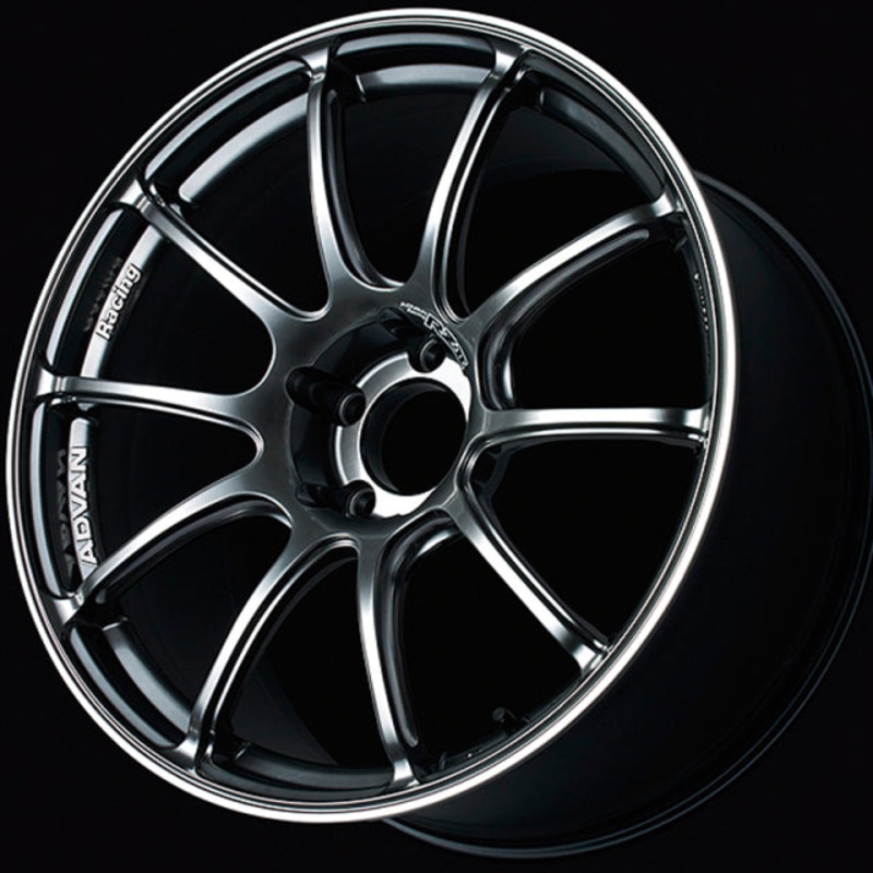 Advan RZII Wheel – 18×8.0 +45 | 5×120 | Racing Hyper Black & Ring