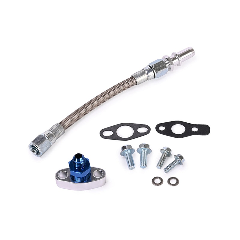 SAAB 9-5 B205E B235E w/ Garrett GT28R GT29R GT30R Turbo Oil Drain Return Pipe Kit