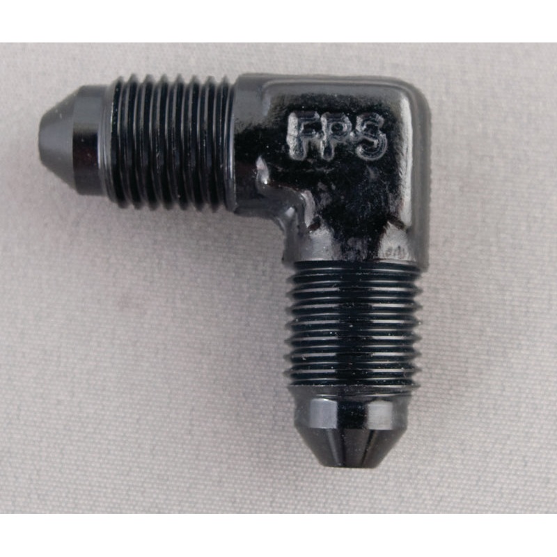 Fragola -4AN x 90 Degree Union Fitting – Black