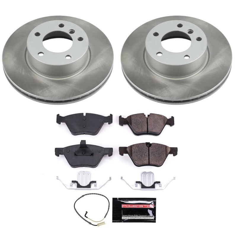 PowerStop Power Stop 2007 BMW 328xi Front Semi-Coated Rotor Kit