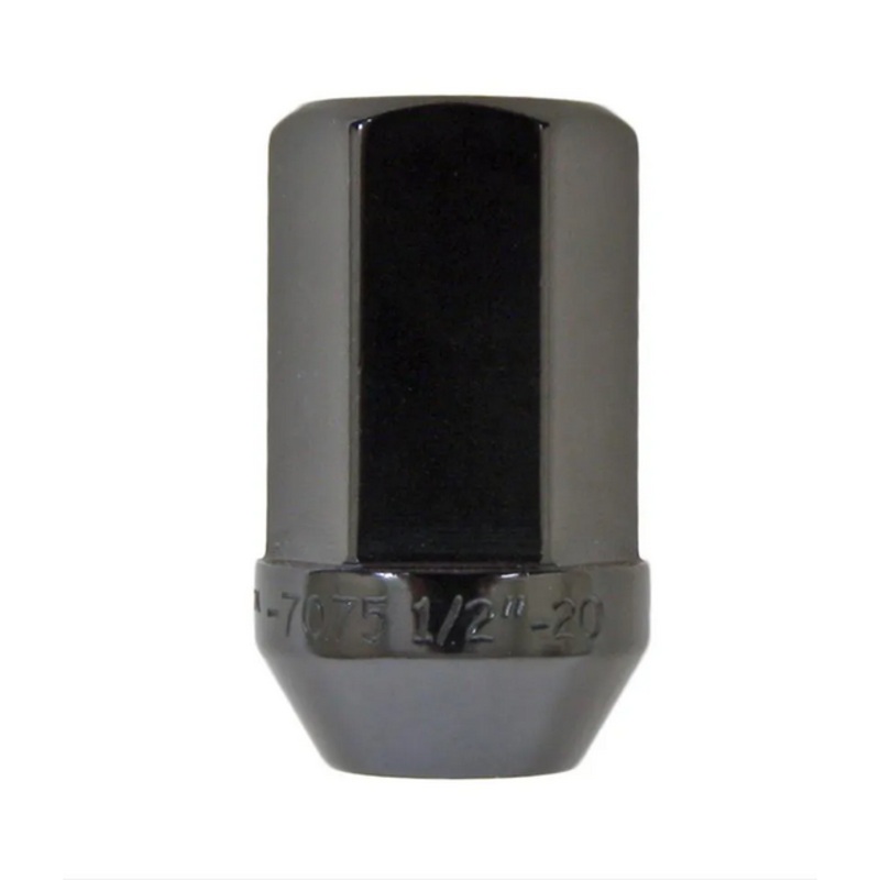Gorilla Aluminum Closed End Lug Nut – 1/2″-20 Thread Size – 3/4″ Hex – Anodized Black Finish