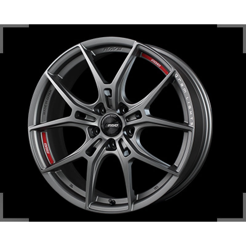 Gram Lights 57FXZ Overseas 19×9.5 +36 5-120 Matte Graphite w/Machining Wheel