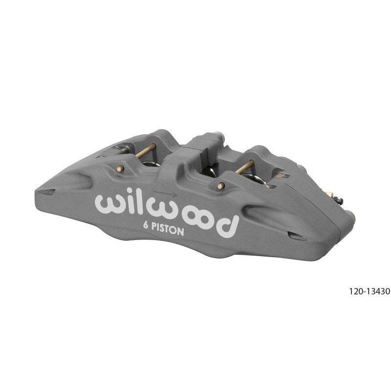 Wilwood DynaPro DP6 Lug Mount Anodized Alum. Caliper 1.62in/1.38in/1.38in Piston .38in Rotor – Right