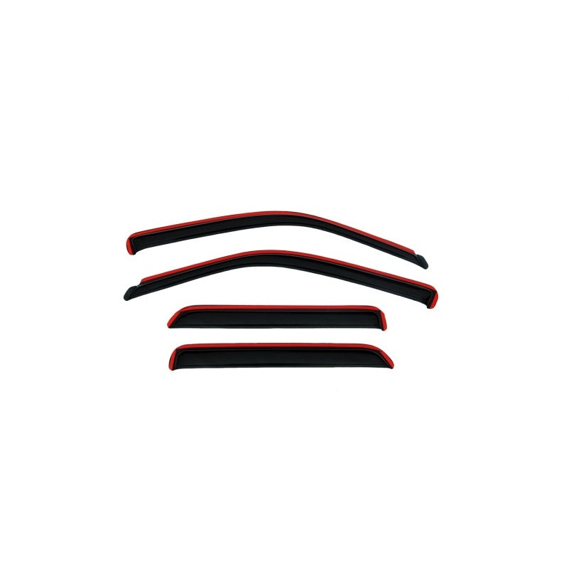 AVS 05-10 Jeep Grand Cherokee Ventvisor In-Channel Front & Rear Window Deflectors 4pc – Smoke
