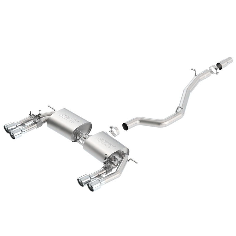 Borla Cat-Back Exhaust System – S-Type | 2015-2020 Audi S3 2.0L (140631)
