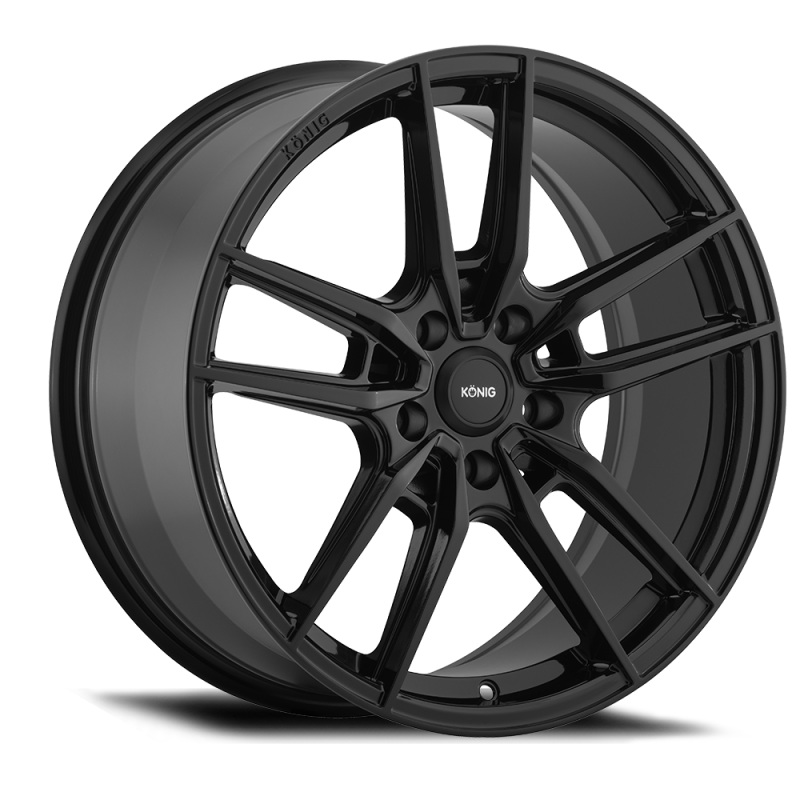 Konig Myth 17×8 5×114.3 ET43 Gloss Black