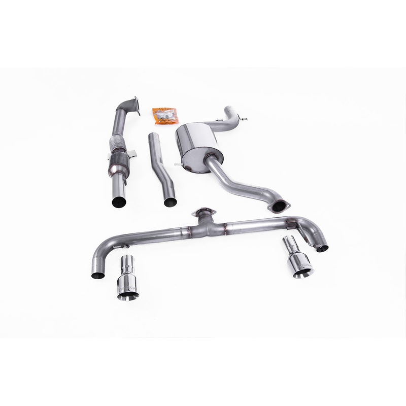 Milltek Volkswagen Golf Mk6 (2009 – 2013) GTi 2.0 TSI 210PS 3 INCH RACE HI FLOW SPORTS CAT TURBO BACK