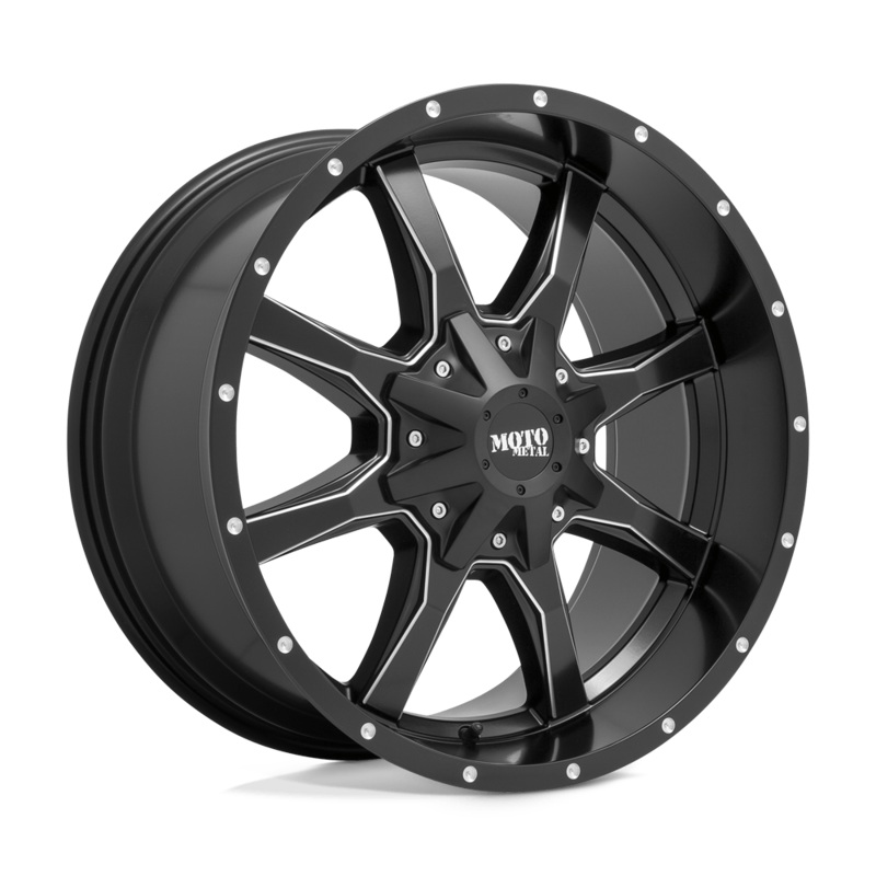 Moto Metal Wheels MO970 18″ 6×135/6×139.7 Semi Gloss Black Milled