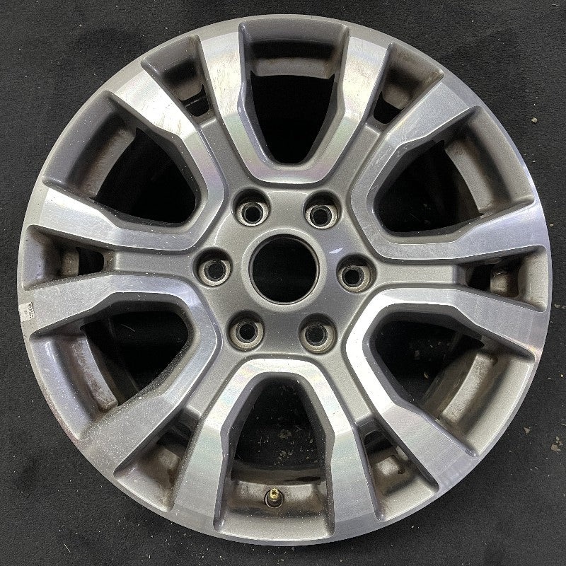 18″ RANGER 19 18×8 aluminum 6 spoke machined face with pockets center in gray U spoke Original OEM Wheel Rim