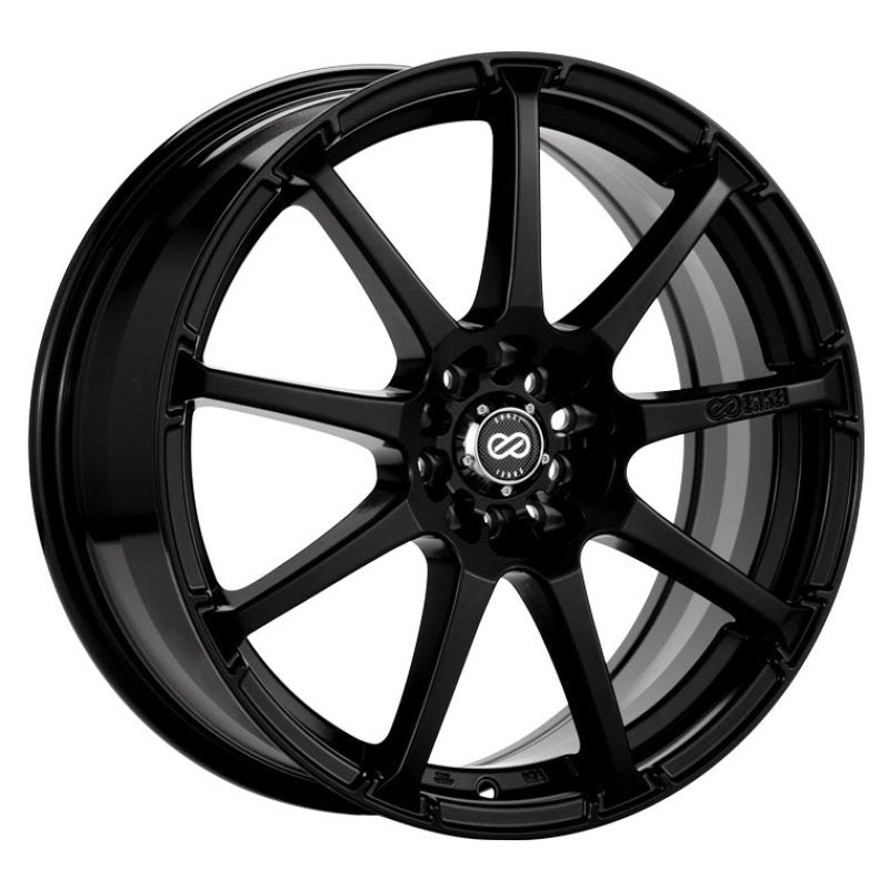 Enkei EDR9 18×7.5 5×105/110 38mm Offset 72.6 Bore Dia Matte Black Wheel