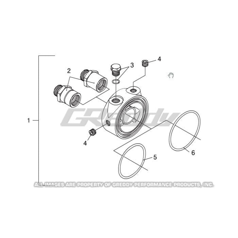 GReddy Oil Filter block Adapter O-Ring | Universal  (12401161)