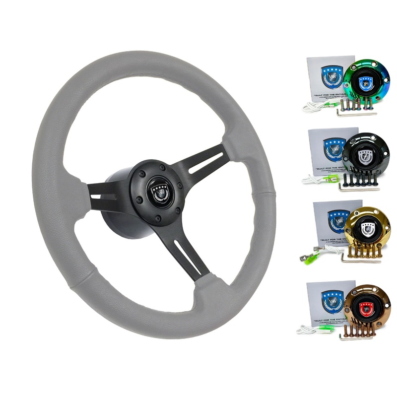 Mazda Protg Steering Wheel Kit | Grey Leather | ST3060GRY