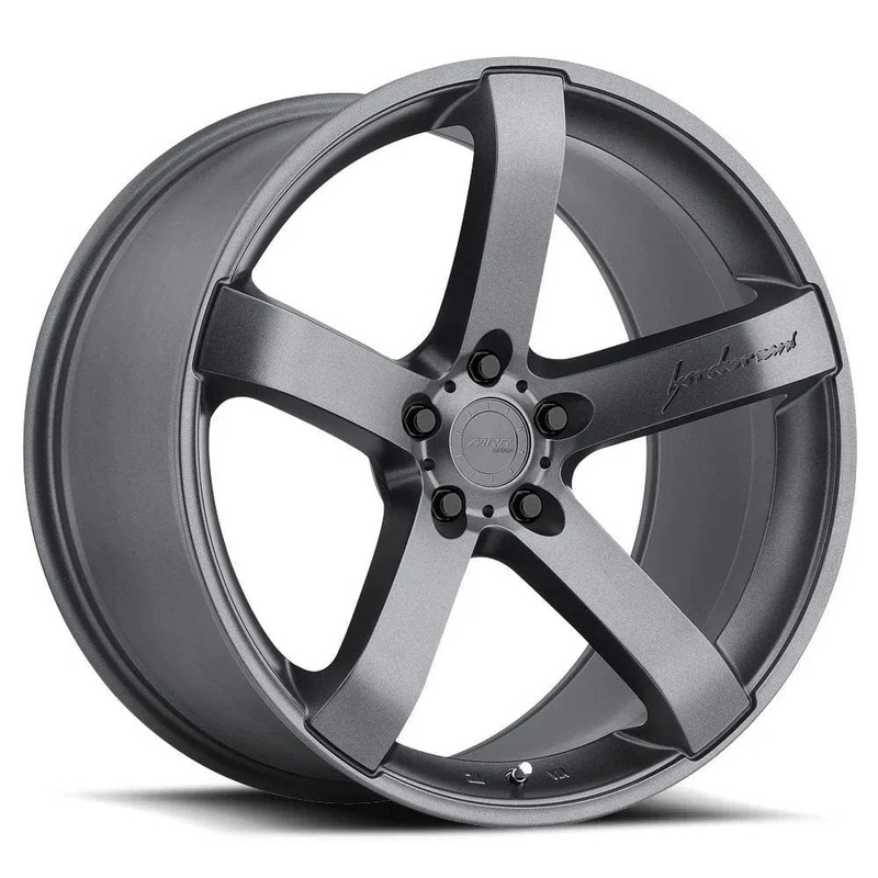 MRR VP5 20″ 5×115 Matte Gun Metal Graphite