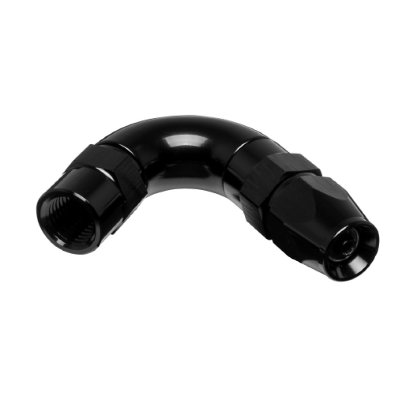 Vibrant -3AN 120 Degree High Flow Hose End Fitting for PTFE Lined Flex Hose – Aluminum