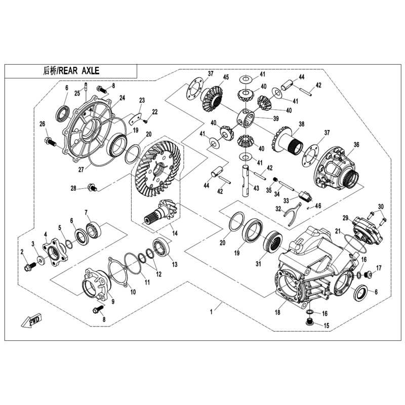 Washer Cv Shaft Gear by CF Moto