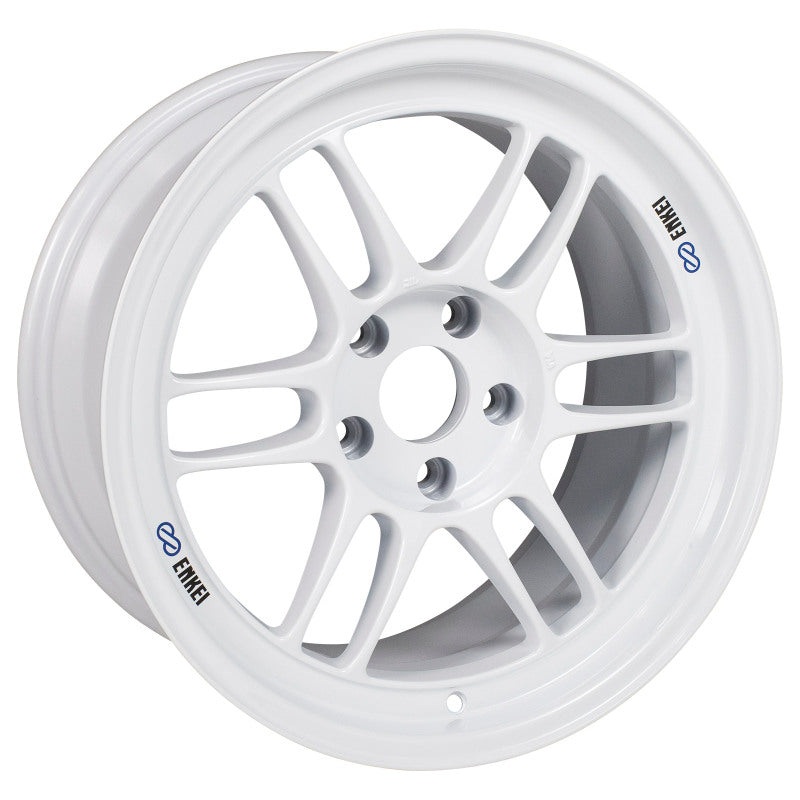 17×9.0 Enkei RPF1 5×114.3 22mm Offset 73mm Bore Vanquish White Wheel