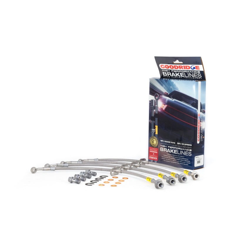 Goodridge 00-05 Toyota MR2 Spyder Stainless Steel Brake Line Kit