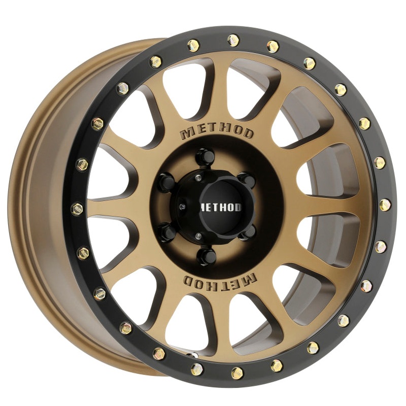 Method MR305 NV 17×8.5 0mm Offset 6×135 94mm CB Method Bronze/Black Street Loc Wheel