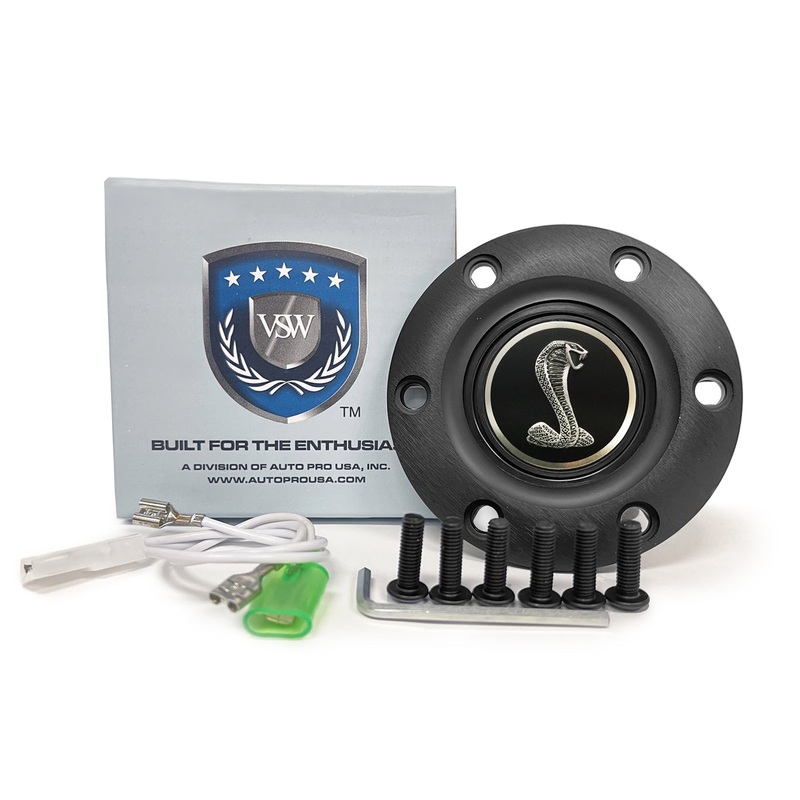 VSW S6 | Ford Tiffany Snake Emblem | Black Horn Button | STE1054BLK