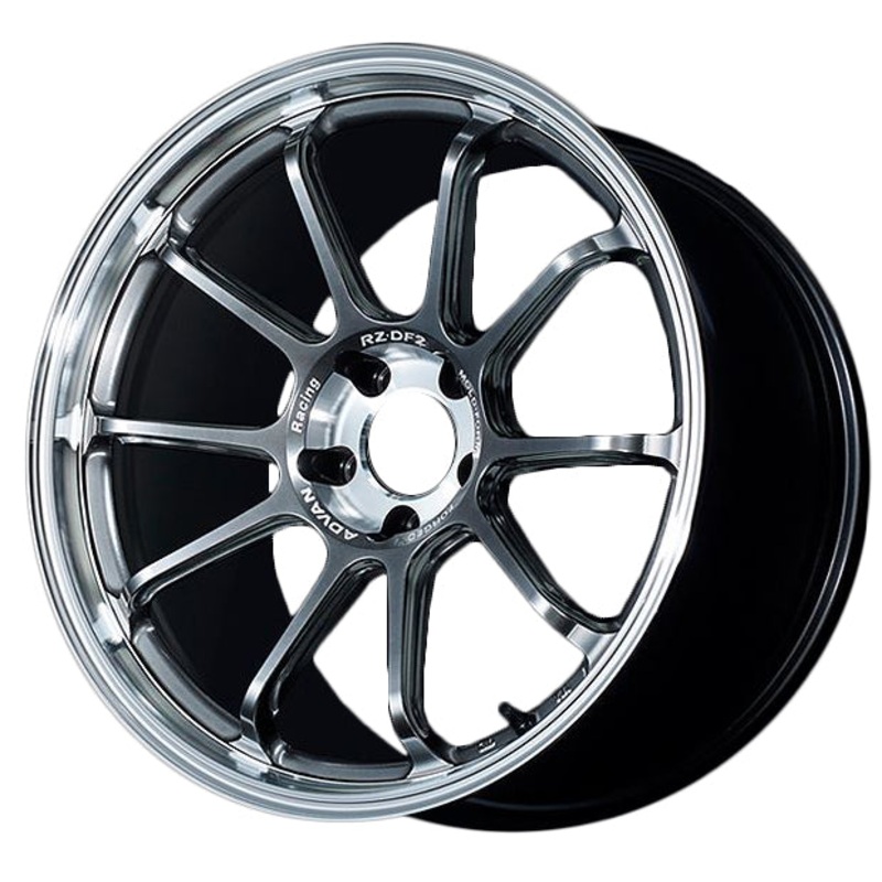 Advan RZ-DF2 Wheel (C-2 Concave) – 20×10.0 +35 | 5×114.3 | Diamond Cut & Hyper Platinum Black