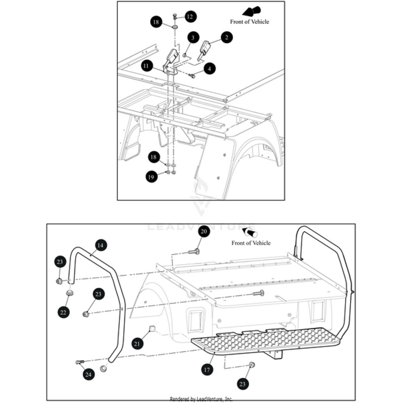 Catch Bracket – Rear Facing Seat by Arctic Cat