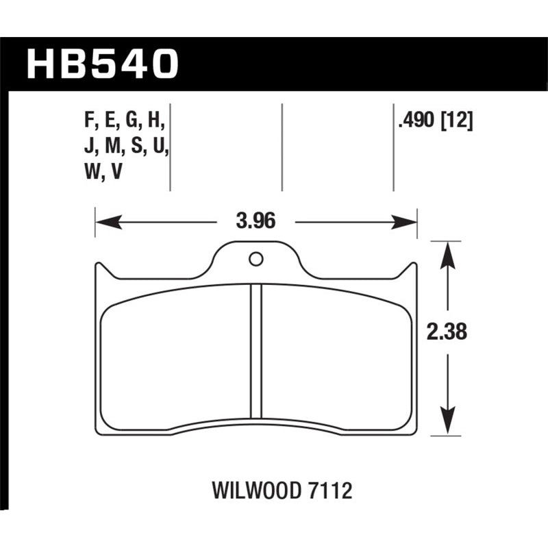 Hawk Wilwood HPS 5.0 Brake Pads