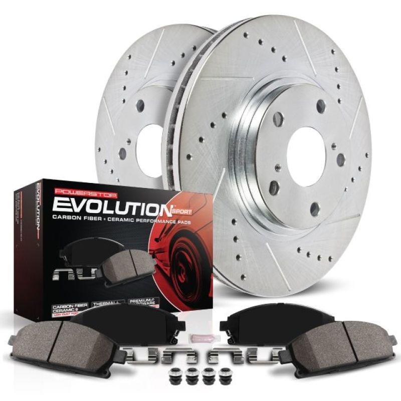 PowerStop Power Stop 13-15 Jaguar XF Front Z23 Evolution Sport Brake Kit
