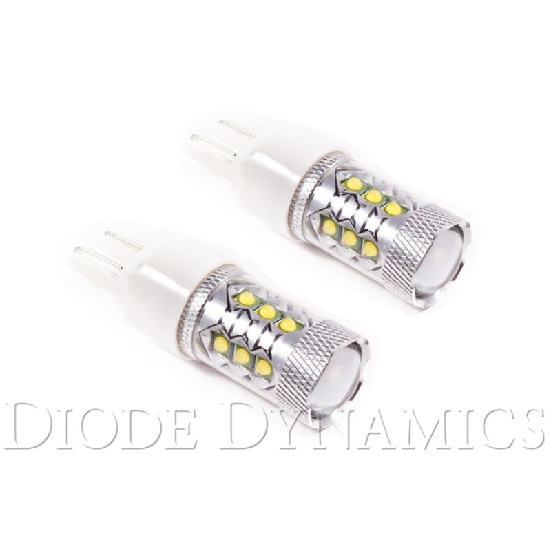 7443 LED Bulb XP80 LED Cool White Pair Diode Dynamics