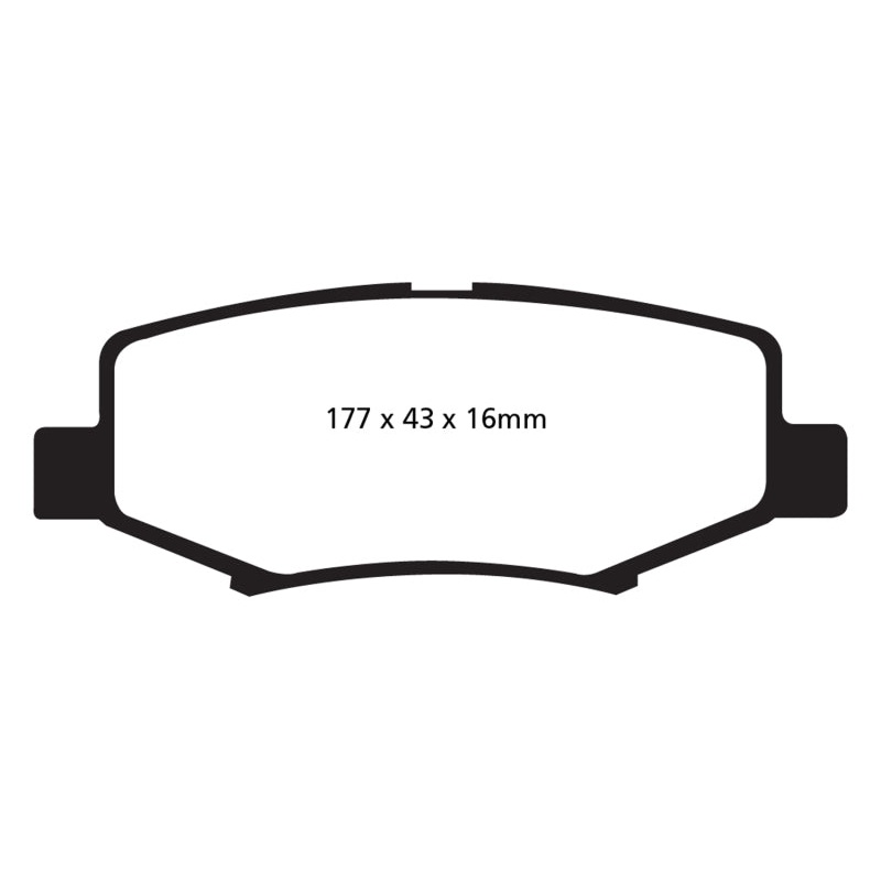 EBC 06-11 Dodge Nitro 3.7 Yellowstuff Rear Brake Pads