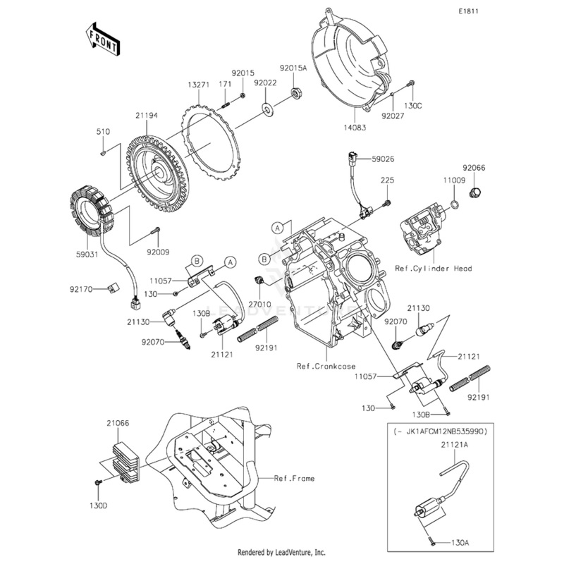Switch,Oil Pressure by Kawasaki