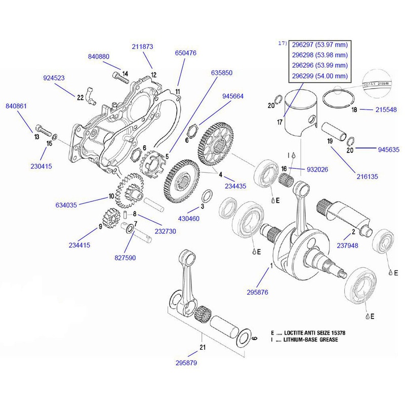 10. 634035 Rotax Idle Gear 28/13t