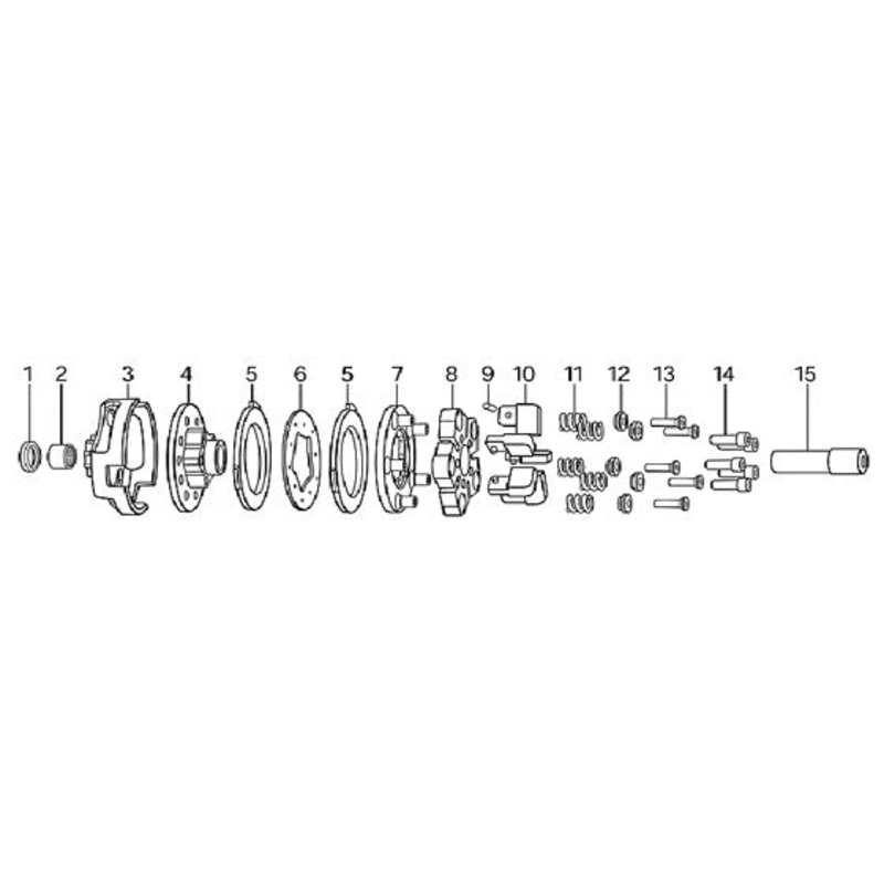 (3) HDC-5A One Disc Drum with Sprocket