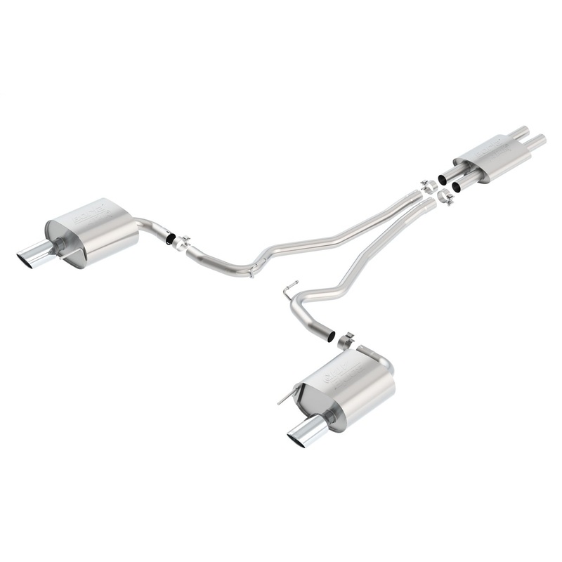 Borla Cat-Back Exhaust System – ATAK | 2015-2017 Ford Mustang Coupe 3.7L (140588)