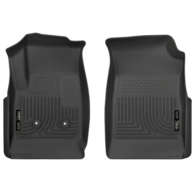 Husky Liners 15 Colorado Crew Cab/Ext Cab WeatherBeater Black Front Floor Liner