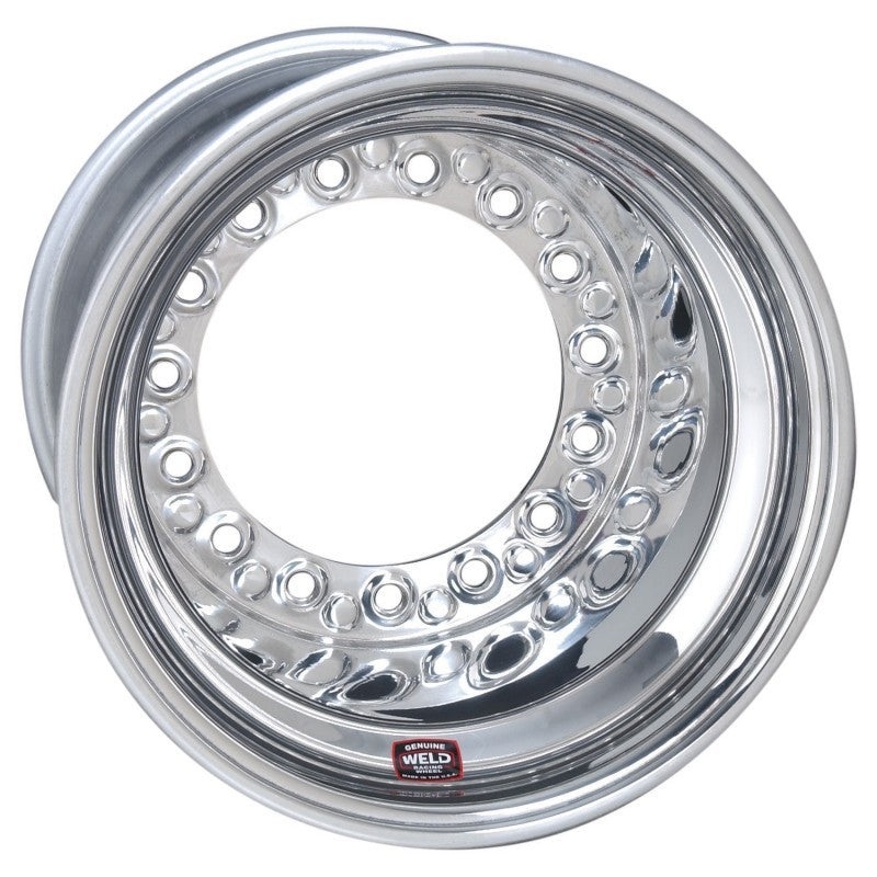 Weld Wide 5 HS Direct MT 15×10 / 5×10.25 BP / 4in. BS Polished Assembly – Mod Outer BL / No Cover