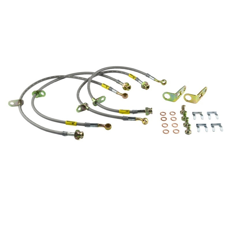 Goodridge 06-11 Honda Civic (Rear Disc Models) Stainless Steel Brake Line Kit