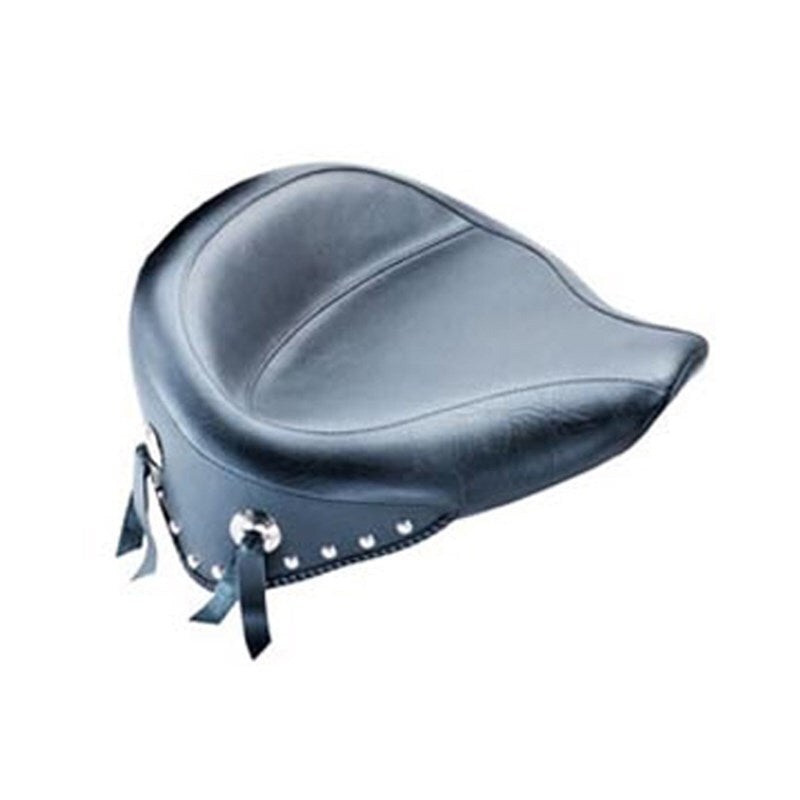 Mustang 00-15 Harley Softail Standard Rear Tire Wide Touring Solo Seat w/Studs – Black