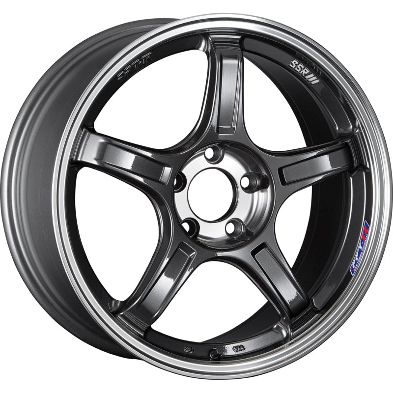SSR GTX03 18×8.5 5×100 45mm Offset Black Graphite Wheel