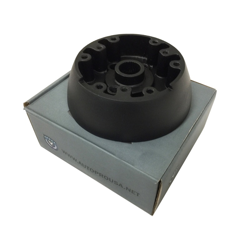 1969-1989 GM Wood Wheel Black Adapter | SWA1002BLK
