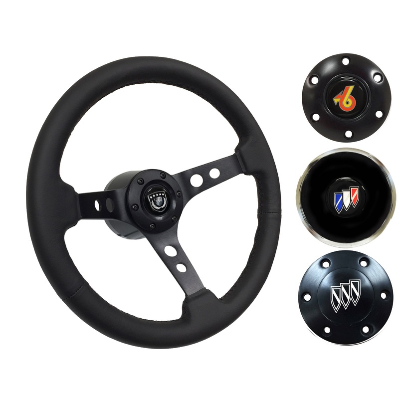 1969-89 Buick Steering Wheel Kit | Black Leather | ST3094BLK