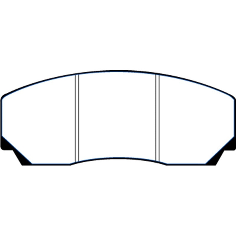 EBC 90-00 Aston Martin Vantage 5.3 (Twin Supercharged)(AP) Redstuff Front Brake Pads