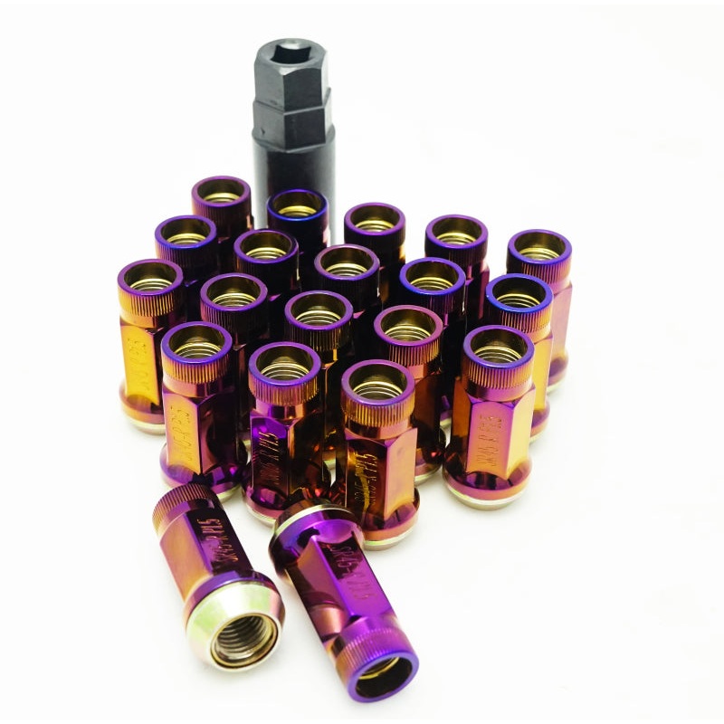 Muteki SR45R Open End 12×1.25 Burned Titanium (20 Piece) 45mm Tall