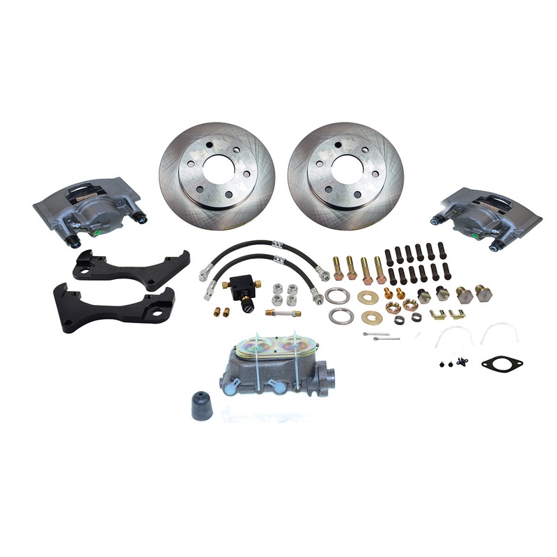 New Direct Fit Front Drum to Disc Brake Conversion Kit W/Rotors. A126-8