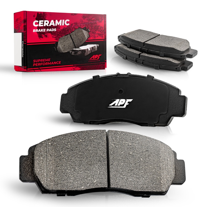 APF Front Ceramic Carbon Fiber Brake Pads for 2011-2011 Saab 9-4X