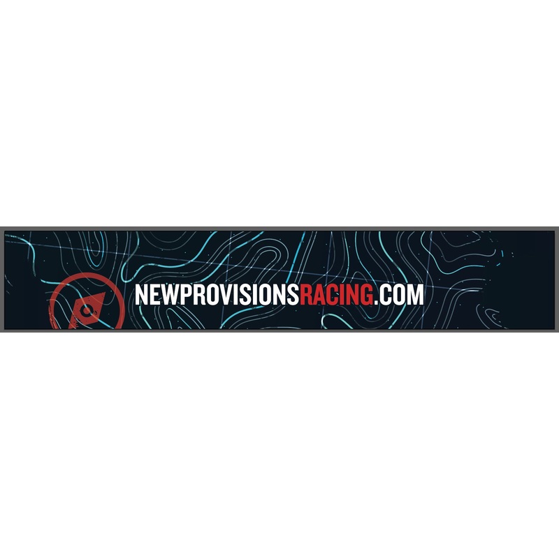 New Provisions Racing Windshield Banner Trippy Lines – Universal