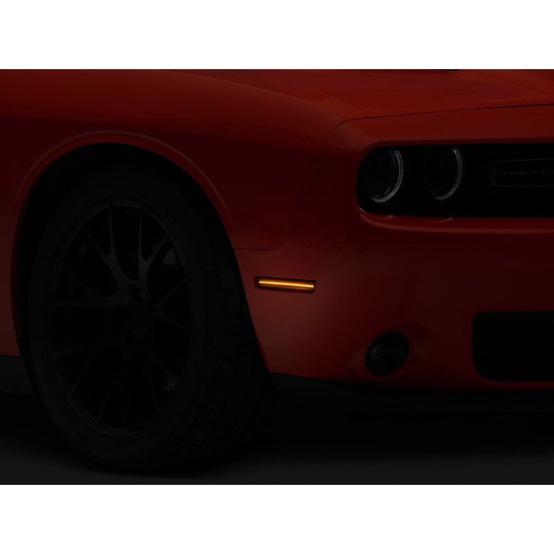 Raxiom 15-22 Challenger Excluding Widebody Axial Series LED Side Marker Lights (Smoked)