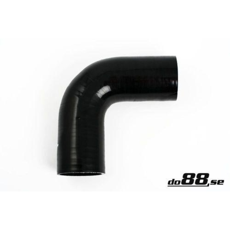 Silicone Hose Black 90 degree 2,5” (63mm)
