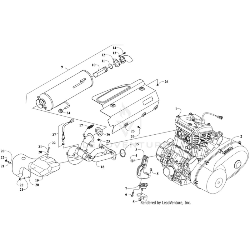Tail Pipe – Assembly By Arctic Cat